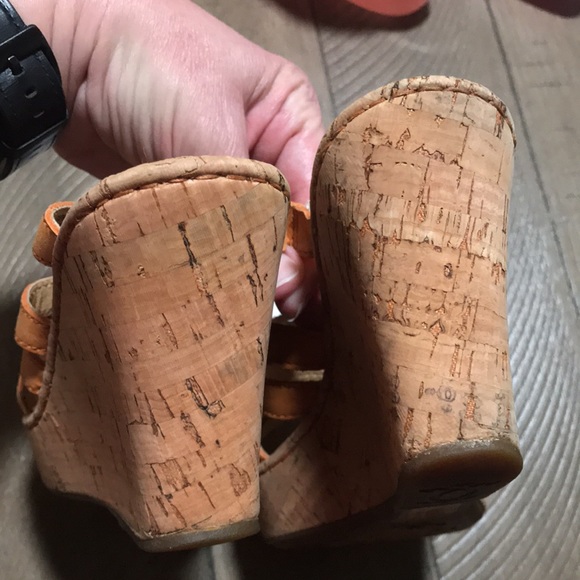 Born Lisi Wedge sandals Sz 6 - Picture 4 of 8